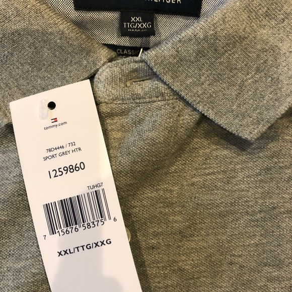 NWT Tommy Hilfiger XXL Long Sleeve Polo - Picture 2 of 5